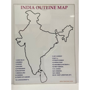 India Outline Map